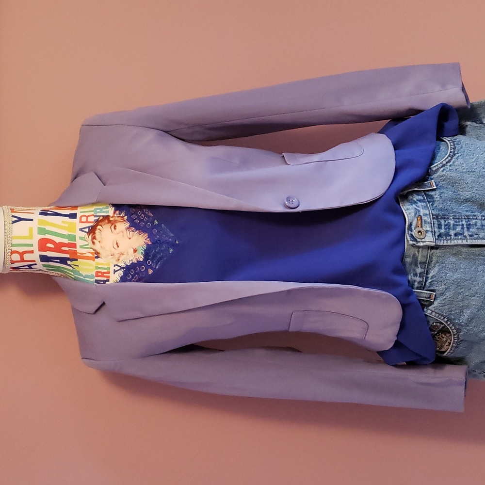 Purple H&M blazer in size 2